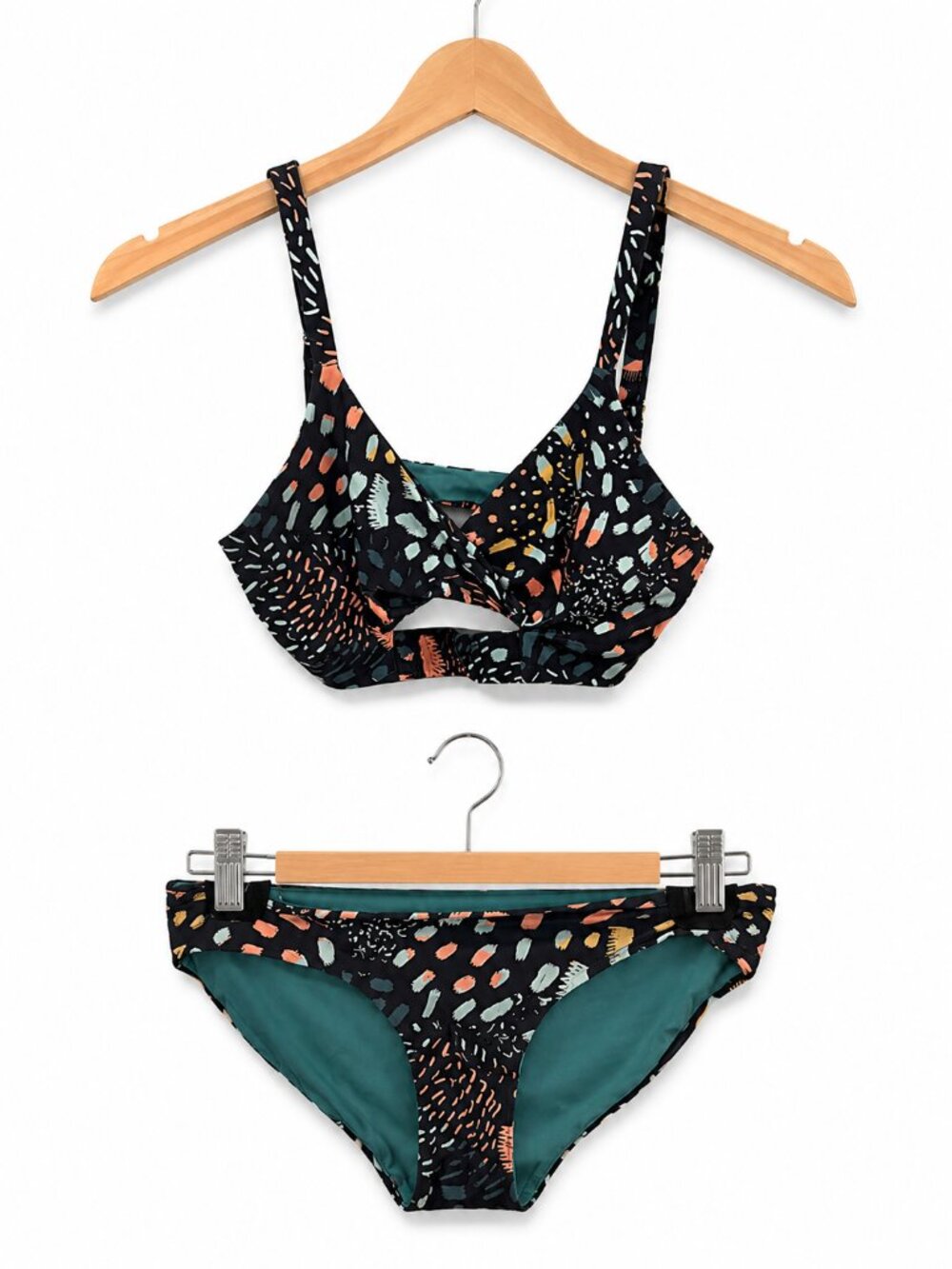 Malai Abstract Print Two-Piece Bikini Set
